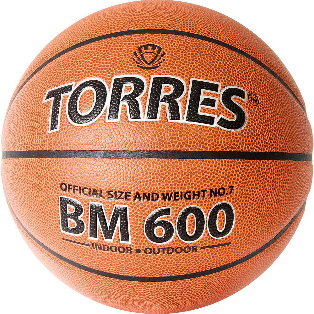 Мяч баскетбольный TORRES BM600 B32027, размер 7