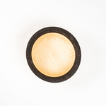 Деревянная глубокая тарелка из сибирского кедра. T194