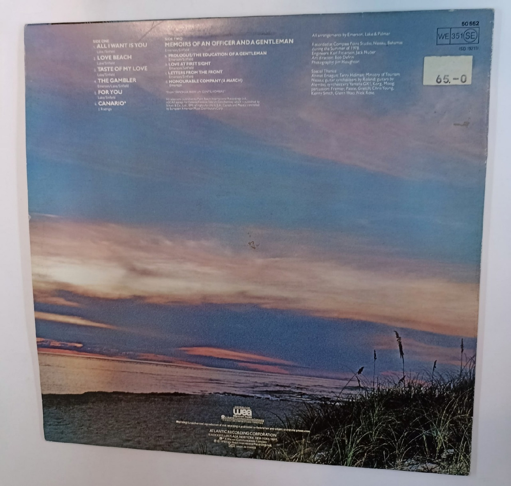 Emerson, Lake, Palmer Love Beach (Germany 1978)