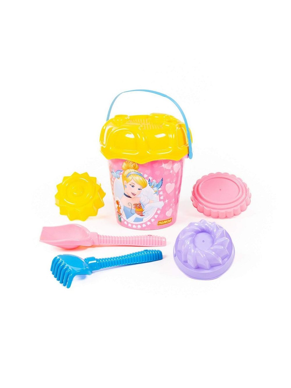 Летний набор для игры в песок. Размер в упаковке 22х21х37см, в сетке (67234-1)