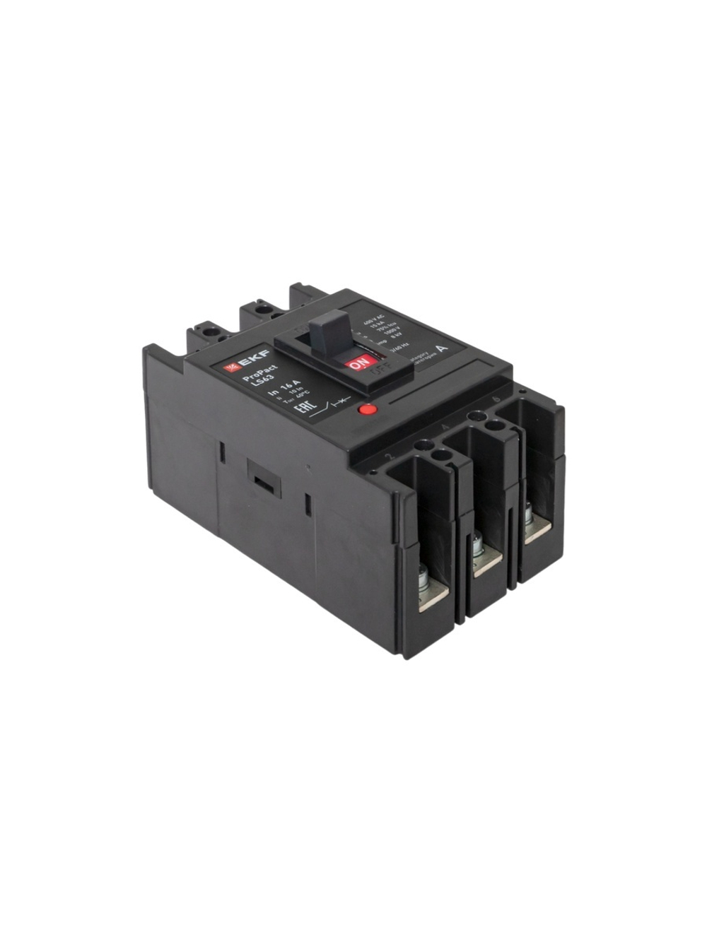 Выключатель автоматический 3п 16А 15кА LS63 ProPact EKF mccb-63-15-3-16-ls