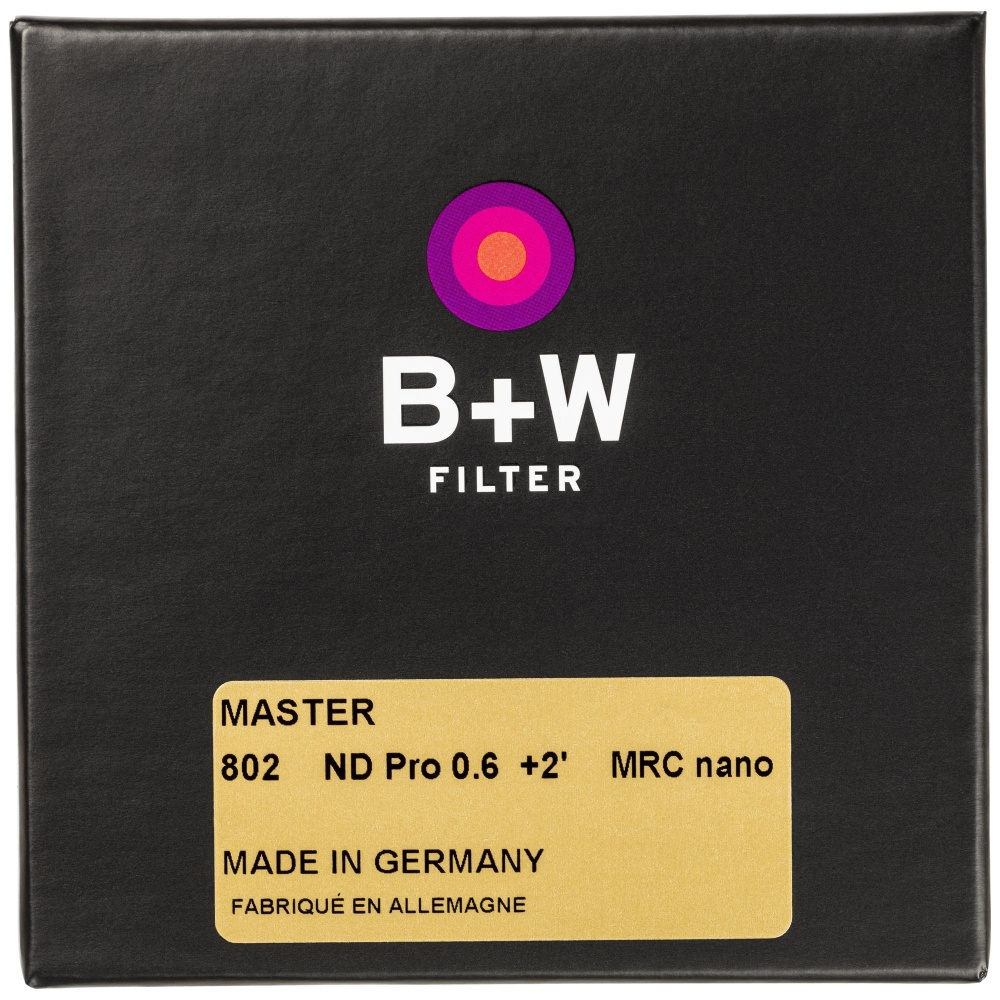 B+W MASTER 802 ND MRC nano 62mm. Светофильтр нейтрально-серый плотности 0.6