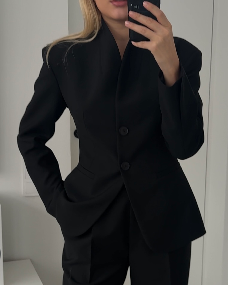 Жакет с воротником-шаль