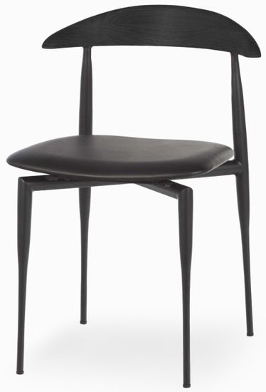 Обеденный стул Wagner экокожа цвет черный