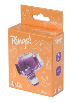 Фиолетовая насадка на палец Rings Chillax