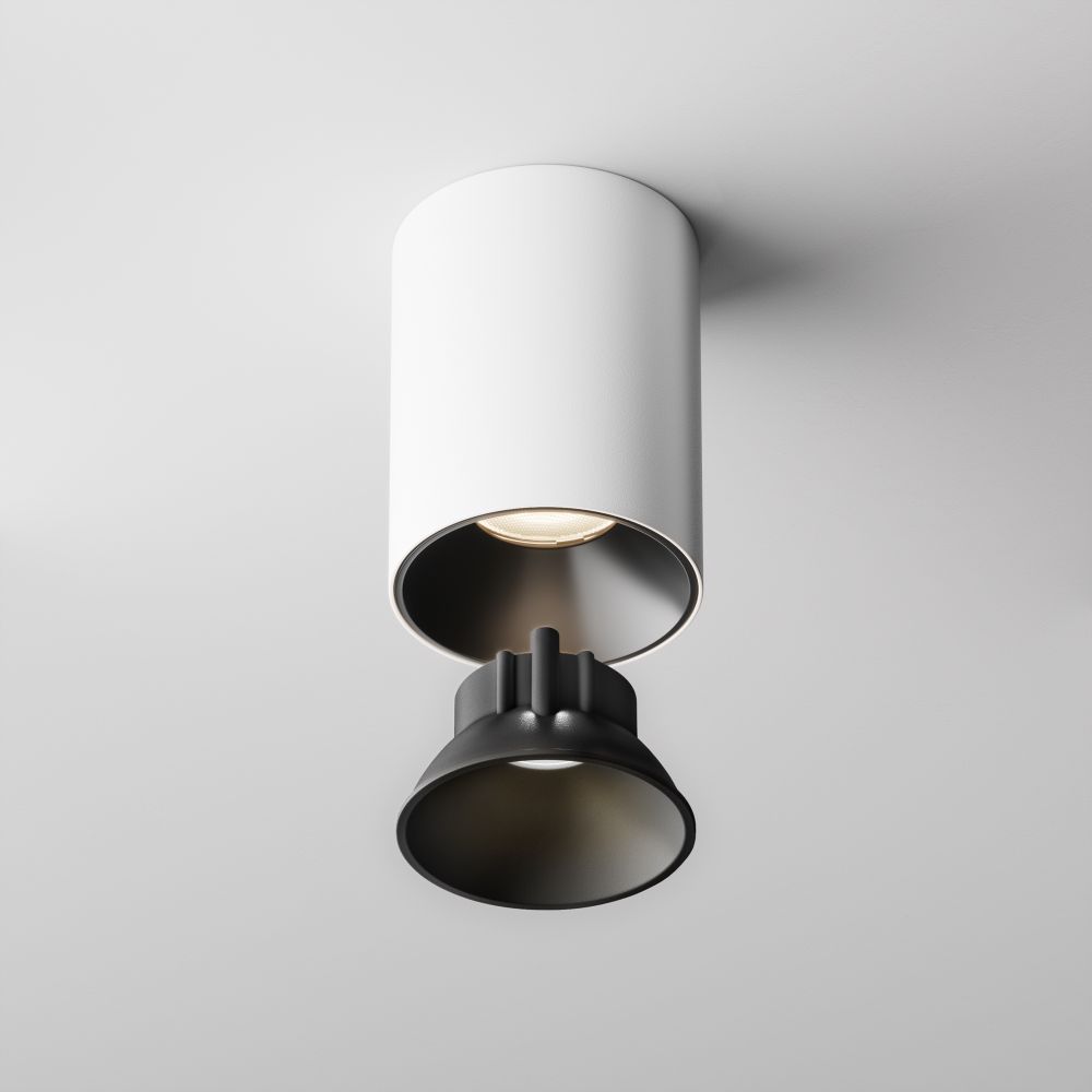 Декоративная черная рамка-отражатель для светильников серии Alfa LED Maytoni   Ring8-10W-RD-B