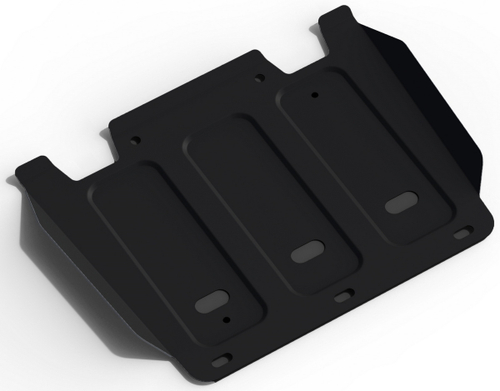 Защита КПП АвтоБроня (часть 1) для Hyundai H1 II (V - все) 2007-2018/Hyundai H1 II рестайлинг (V - 2.5D) АКПП RWD 2017-н.в. (устанавл-ся совместно с 111.02334.1), штампованная, сталь 1.8 мм, с крепежом, 111.02335.1