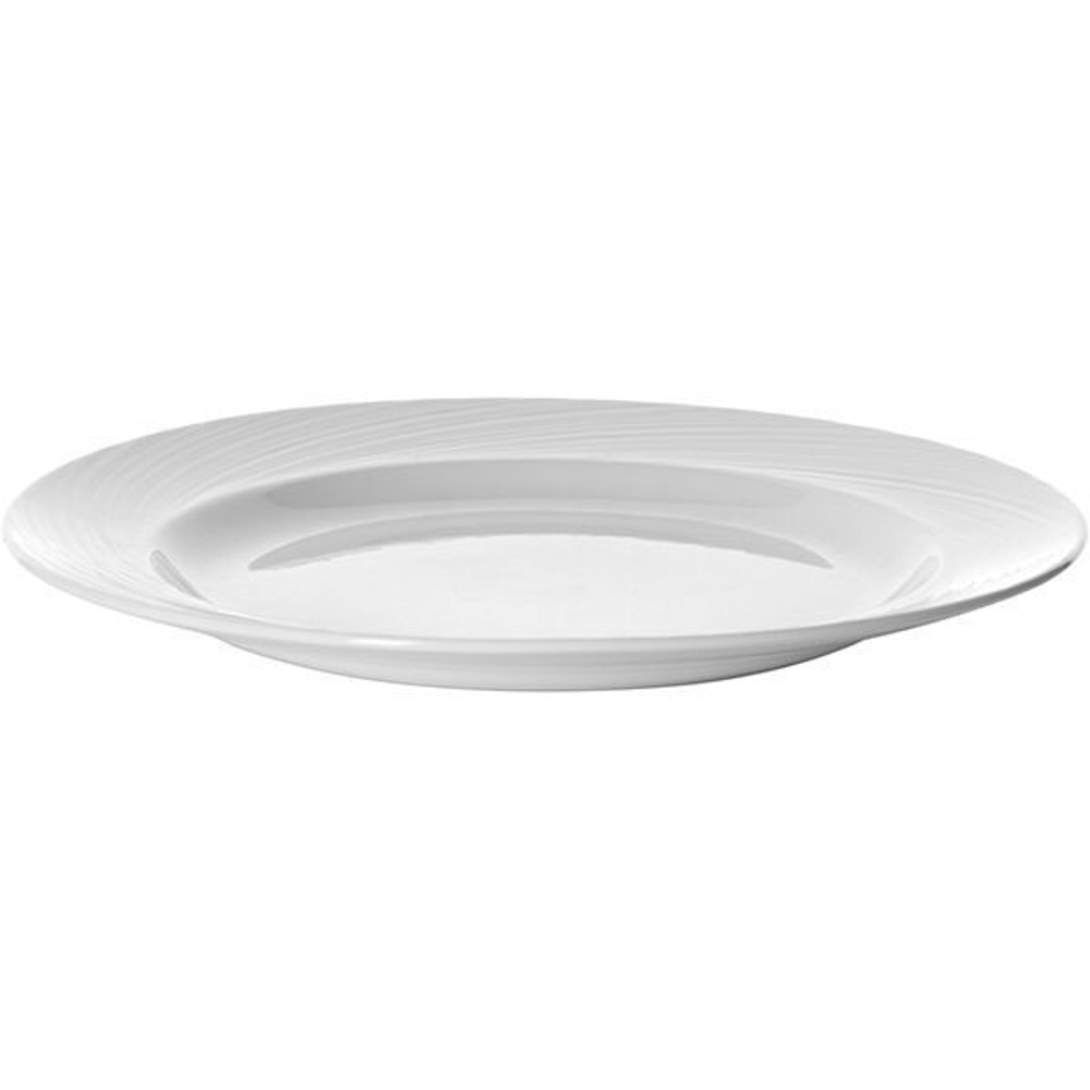 Тарелка «Спайро» мелкая;фарфор;D=320,H=25мм;белый (Цвет: белый)