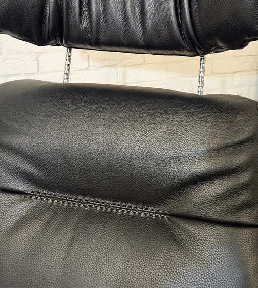 Кресло с электро-реклайнером STG-4432, черная кожа