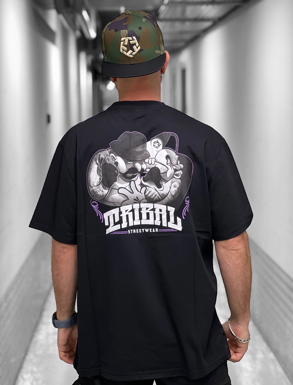 Футболка Tribal Gear - Tatoo Cartoon (чёрный)