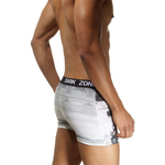 Мужские трусы-боксеры с 3D-принтом в виде военной техники и солдат (Размер: XL) (Цвет: белый)