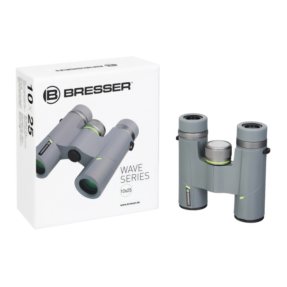 Бинокль Bresser Wave 10x25 - Поворотно-выдвижные наглазники