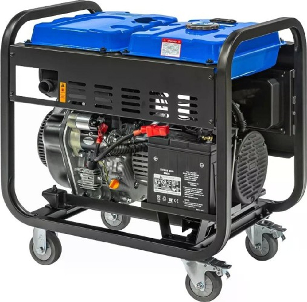 Электростанция дизельная с воздушным охлаждением ТСС SDG 7500EH3UA открытая 200030