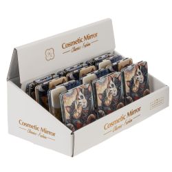 GAEM Зеркало карманное (блок 12шт), L6 W8,5 H1 см, 4в.