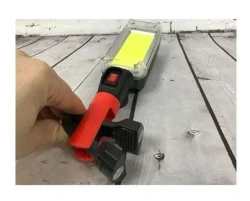 Аккумуляторный фонарь на магните / Фонарь-светильник аккумуляторный 2в1