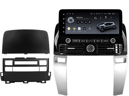 Магнитола для Toyota Land Cruiser Prado 120, Lexus GX470 (экран климата внизу) - Teyes LUX ONE монитор 12.3", Android 10, ТОП процессор, CarPlay, 4G SIM-слот
