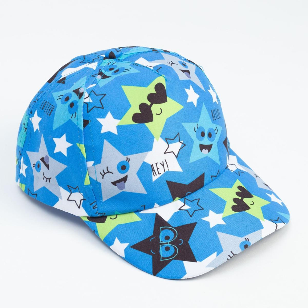 Кепка детская "Звёзды" цвет голубой, р. 52/ 7311477 MINAKU