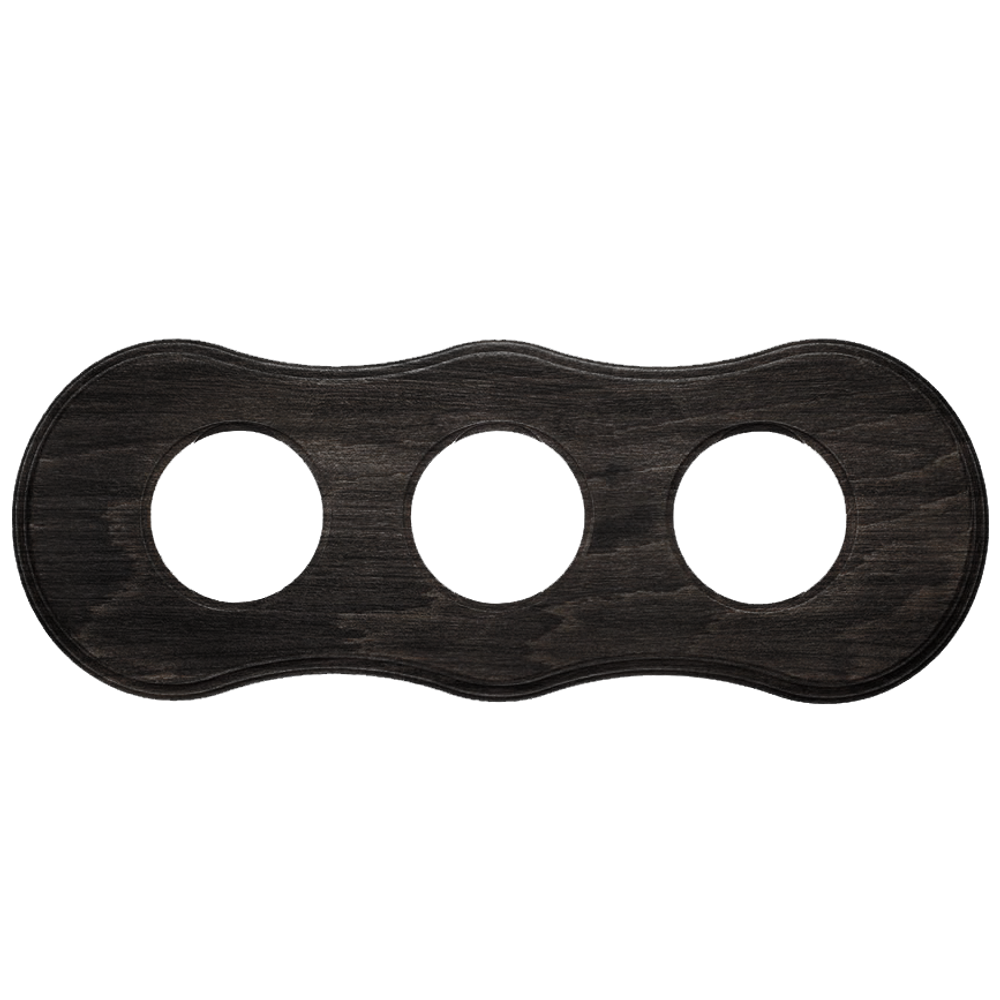 Рамка 3-х постовая (Угольно-черный) С.М. BF8 BF8-630-119