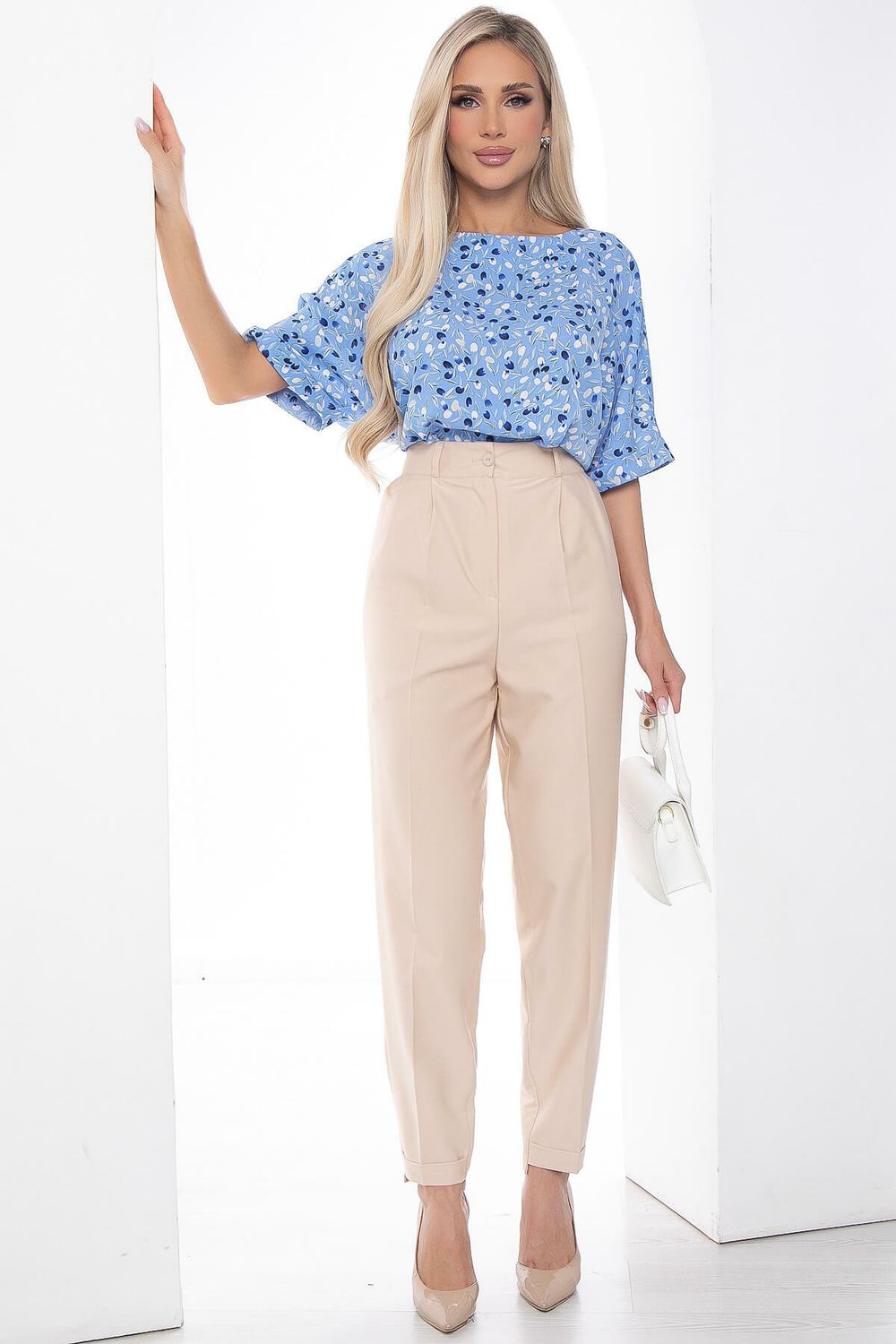 Брюки "Между нами любовь" (беж) Б9049 LT Collection