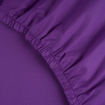 Простыня на резинке  Violet,  90x200х30 , ранфорс  DOMTEKC