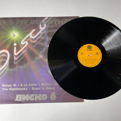 Винтажная виниловая пластинка LP Сборник Диско 6 It's My Discothek (Болгария 1980) (Amii Stewart, Boney M., A La Carte)