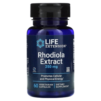 Life Extension Rhodiola Extract 250 mg 60 Veg Caps , Экстракт родиолы , Родиола