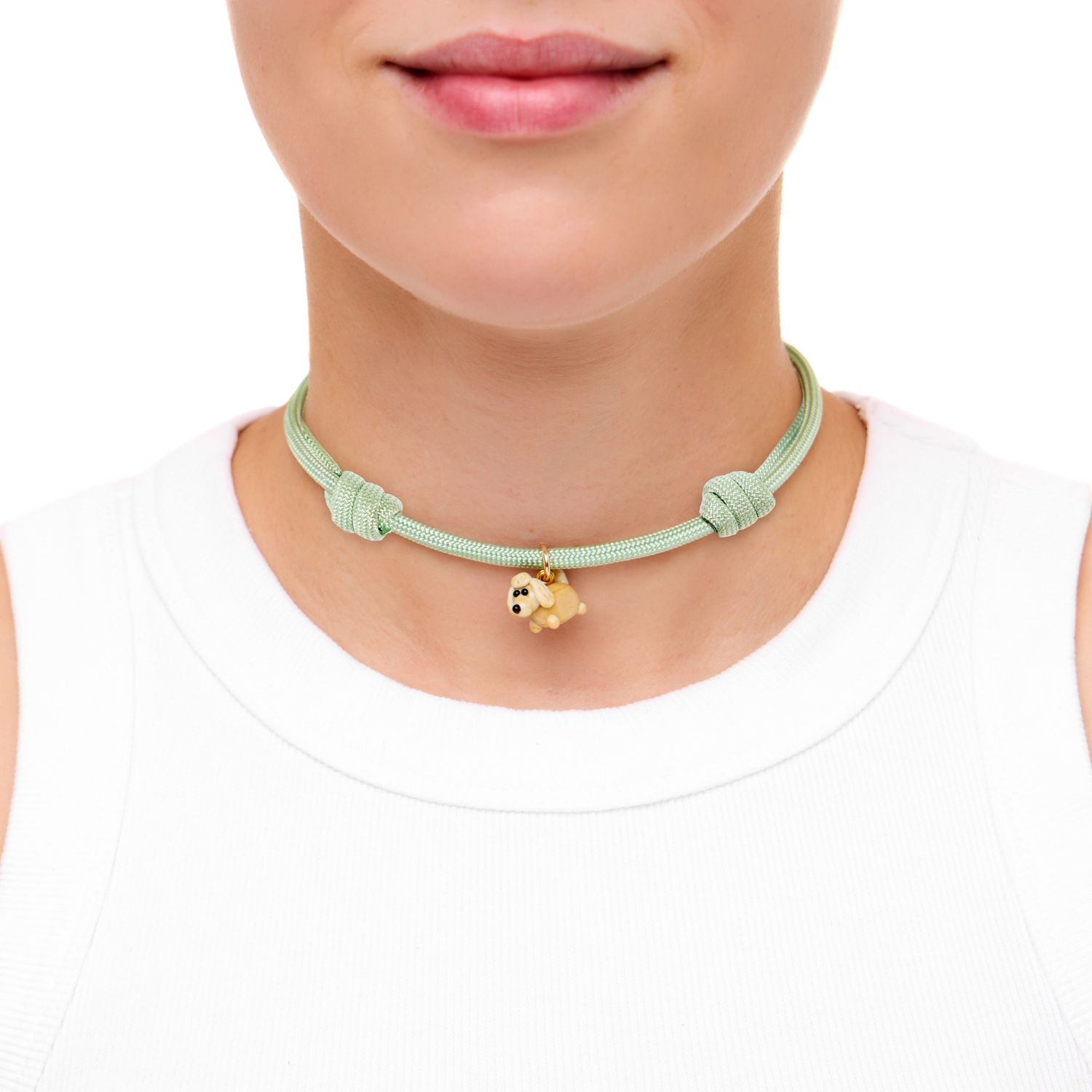 Колье Knitted Cutie Necklace - Poodle