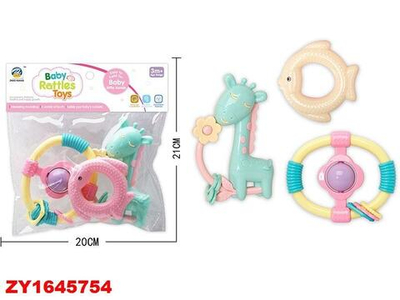 Набор погремушек 3шт, пакет ZY1645754