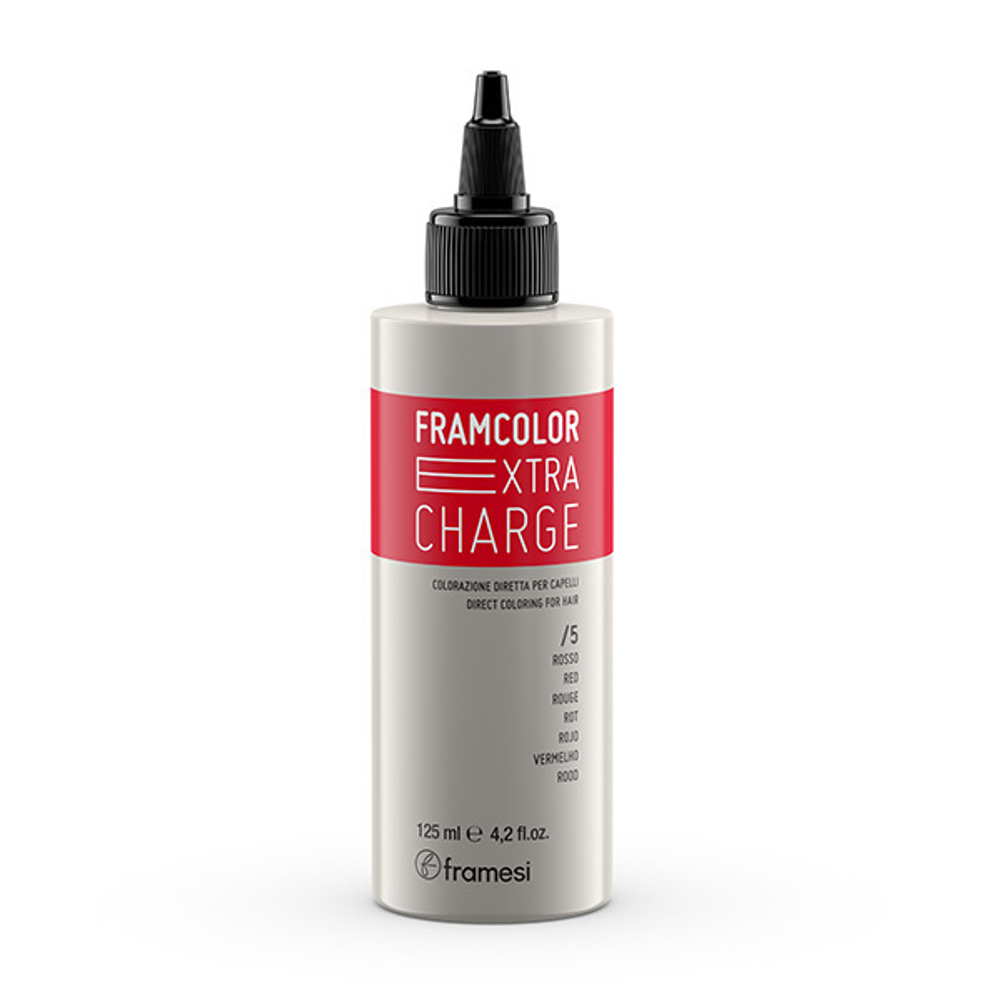 Прямой пигмент для волос Оттенок #5 Красный Framesi Framcolor Extra Charge Red 125мл