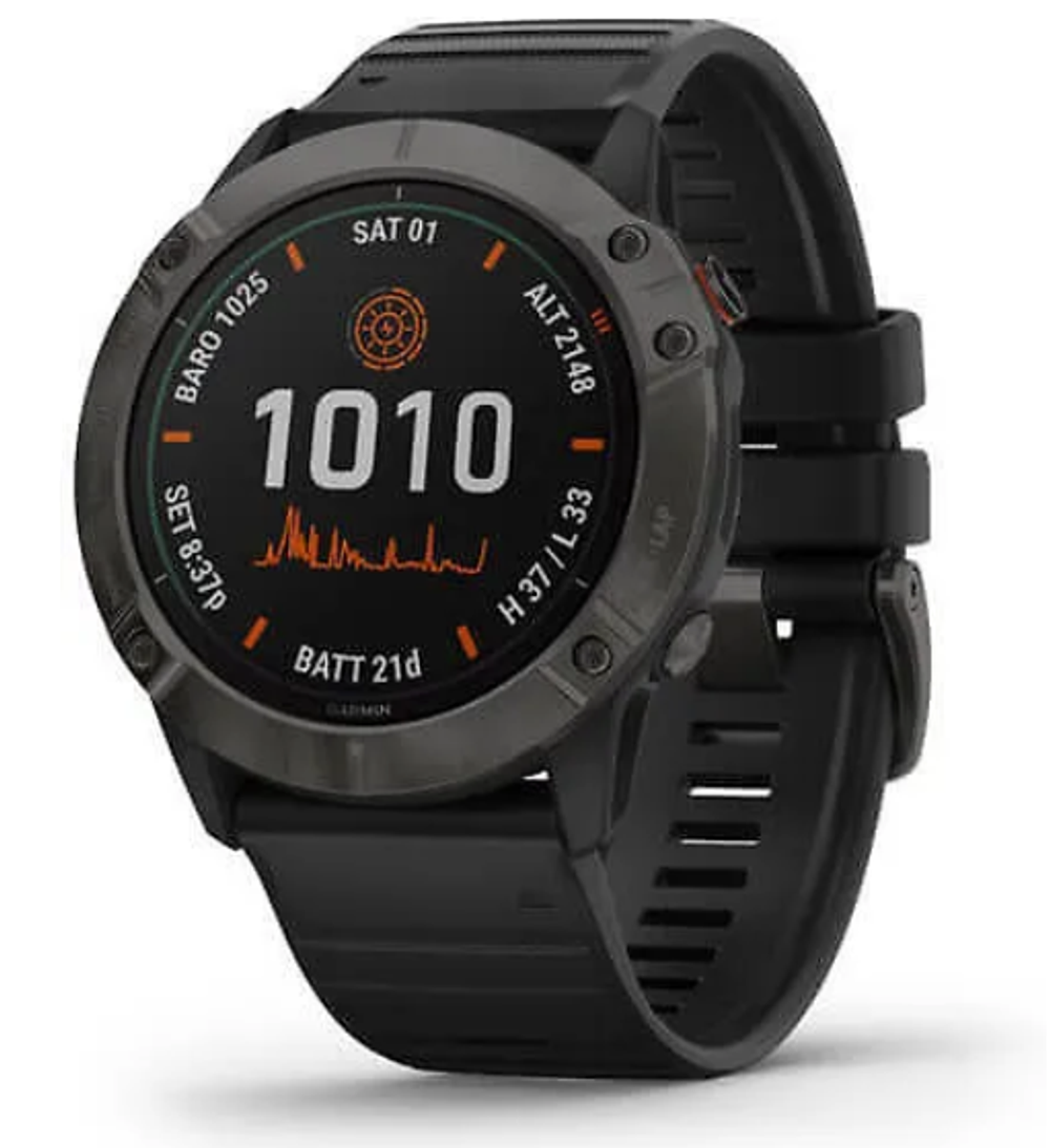 Умные часы Garmin Fenix 6X Pro Solar Titanium DLC