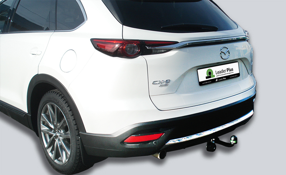 Фаркоп(прицепное) Лидер-Плюс для MAZDA CX-9 II (TC) 2016-...(паспорт и сертификат в комплекте)(без электрики)M309-A