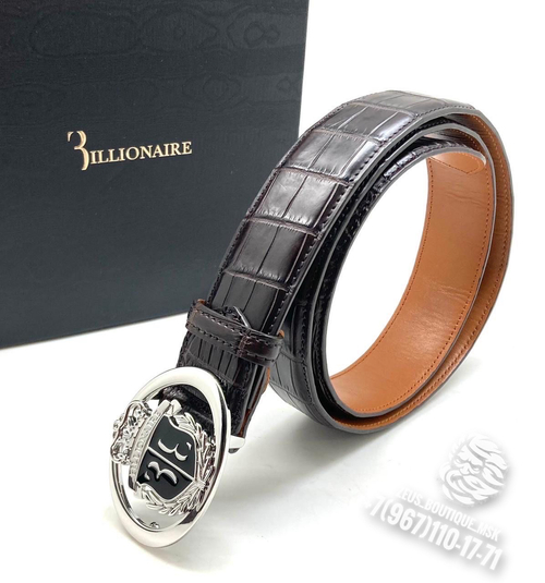 Ремень Billionaire из кожи крокодила