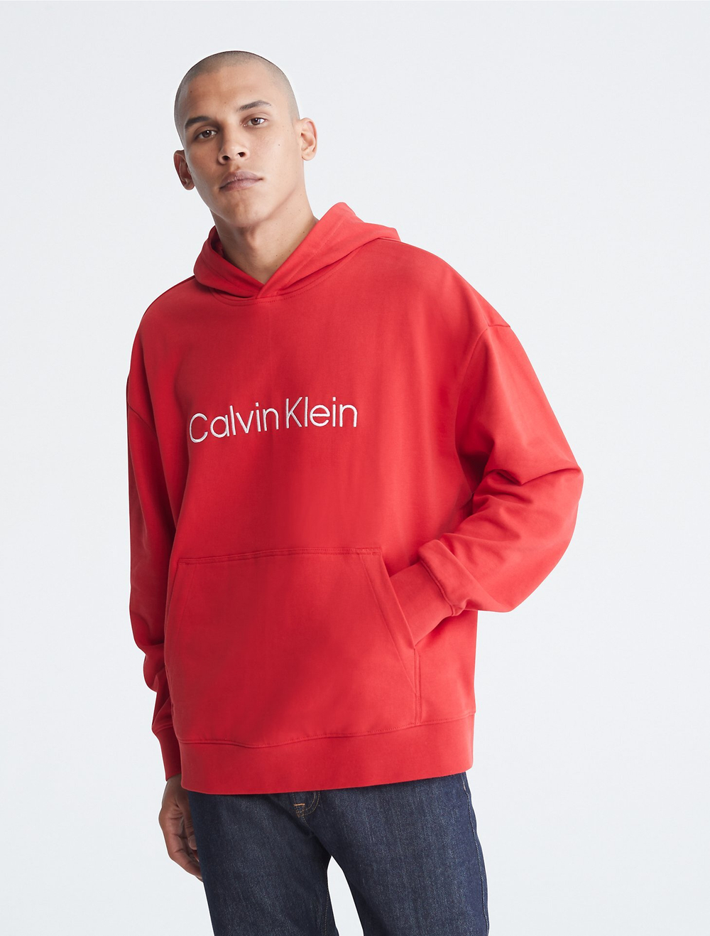 Худи Calvin Klein Relaxed Fit Standard Logo Red Hot/Sweet Kiss/Red