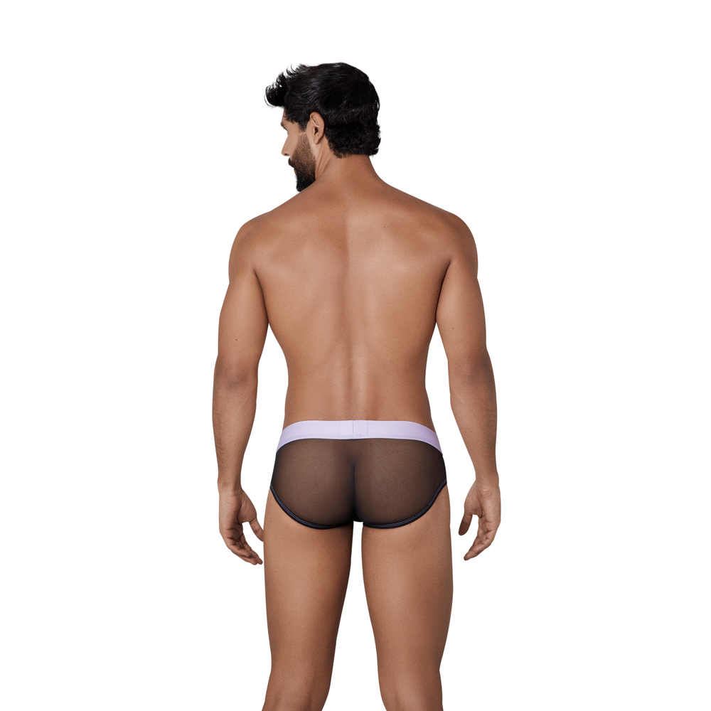 Мужские трусы брифы черные Clever Moda HUNCH BRIEF 131311