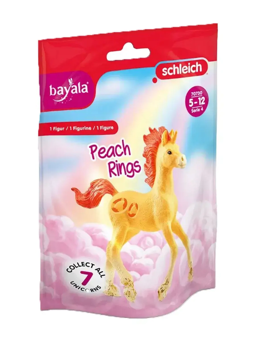 Фигурка Единорог Персиковые кольца Schleich