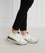 Кожаные кроссовки TWINSET - белый(232TCT210)