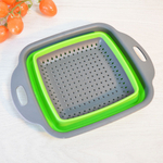 Дуршлаг 23см силиконовый складной №14