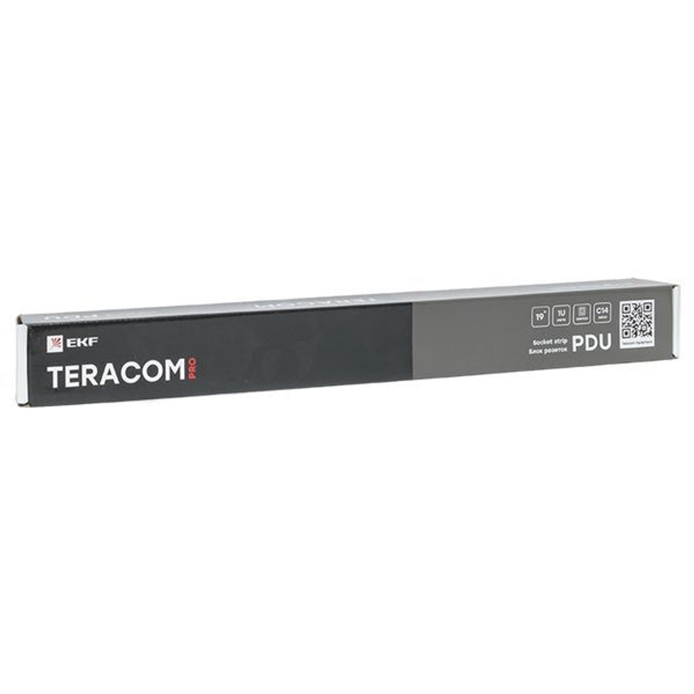 Блок розеток 19", 8 розеток EKF TRP-HPD-LS-10A-8SH-C14