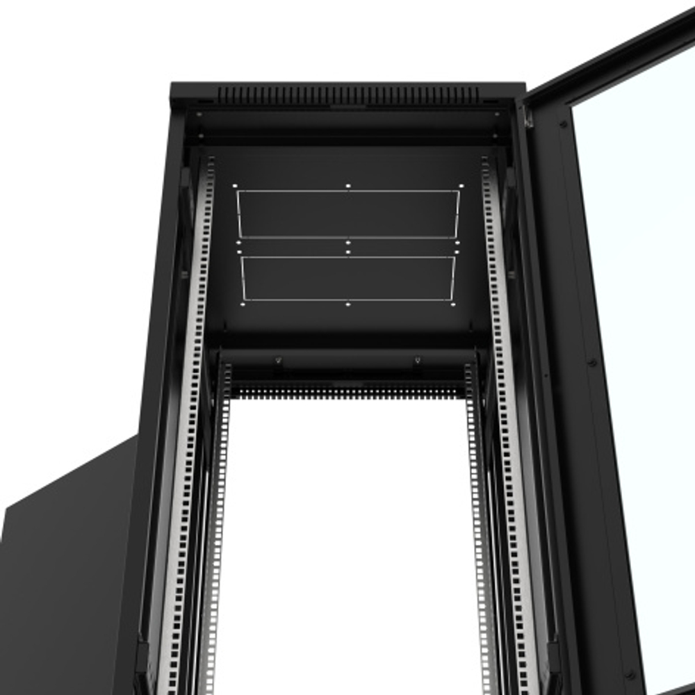 Шкаф напольный 19", 27U Filum FL-NT-2768GM1M-BK