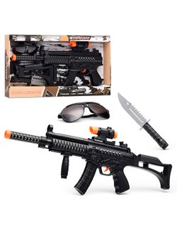 Детское оружие Автомат Защитник на батарейках (QR2024-2)