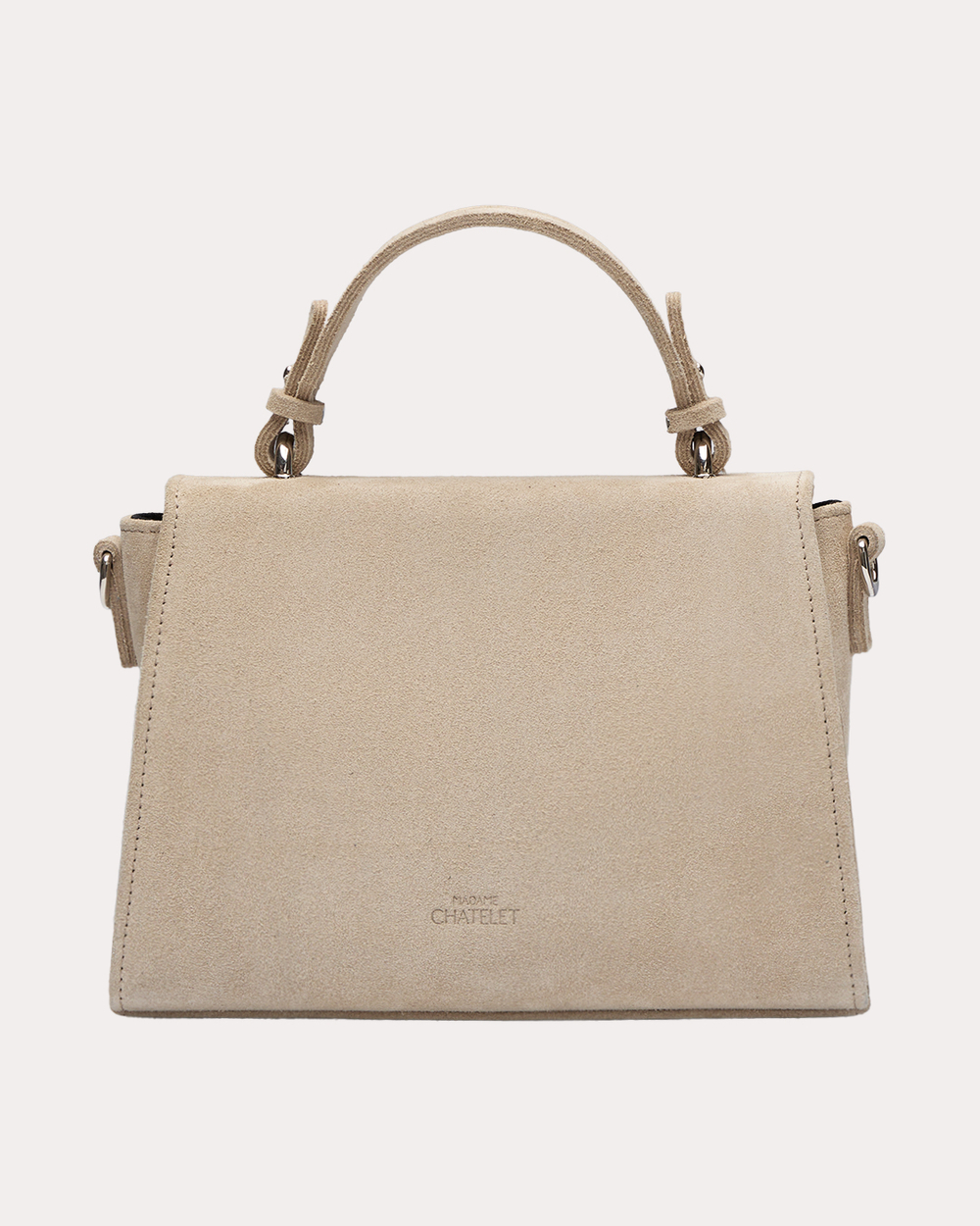 СУМКА "22" БЕЖЕВАЯ ЗАМША