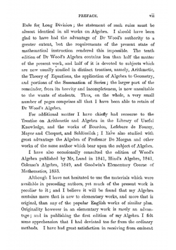 Algebra for the use of colleges and schools. With numerous examples | I. Todhunter