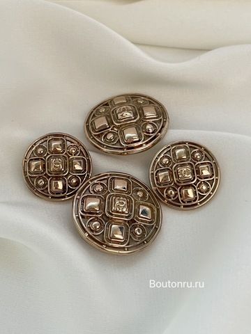 Пуговицы Шан. золотистые скидка
