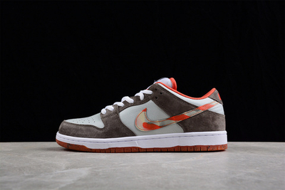 Crushed DC Skate Shop x Nike SB Dunk Low Brown White