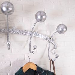 Вешалка настенная Heri modern 2 Античное серебро