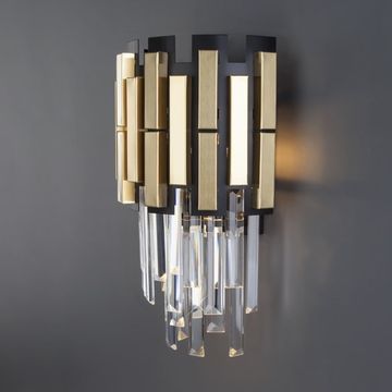 Бра 331/2 золото/прозрачный хрусталь Strotskis Deseo Bogate's