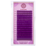 Цветные ресницы Enigma микс 0,10/C/7-13 mm "Фиолетовый" (16 линий)