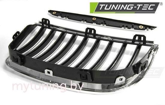 Решетка (ноздри) радиатора CHROME для BMW 3 E90 E91