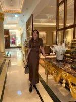 Платье Bianca, Коричневый