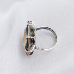 "Милениум" кольцо в серебряном покрытии из коллекции "Дефиле" от Jenavi